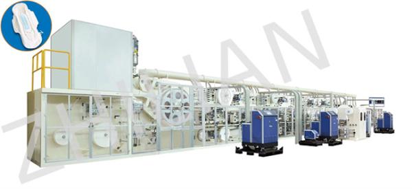 Cheap Female Sanitary Napkin Pad Making Machine 1500pcs / min for sale