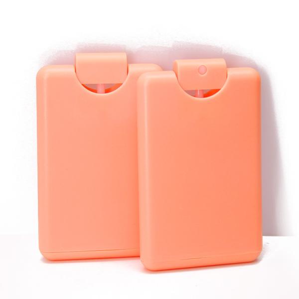 Cheap Odm 15ml 20ml Credit Card Perfume Bottle For Hand Sanitizer Spray for sale