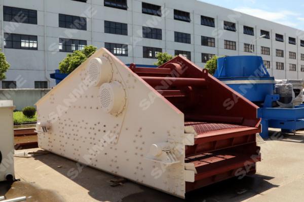 Cheap ZK Simple Structure Linear Vibrating Screen For  Powder / Granular Materials for sale