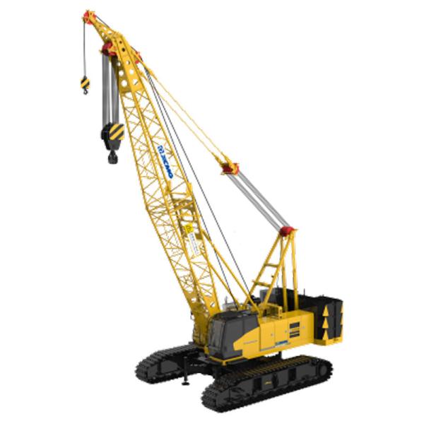 Cheap Second Hand 100T Crawler Crane Boom 52 M +Fixed Jib 19 M used crawler cranes for sale