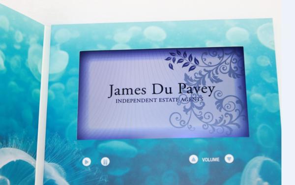 Cheap custom Multi - page handmade lcd video greeting card for fair display for sale