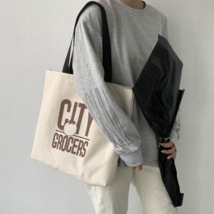 Promotional Cotton Shopping Totes Embroidery Logo Blank Canvas Tote Bags With Zipper
