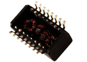 Best Single Port Toroidal Lan Transformer 100base-t , 24 Pins HA-108 wholesale
