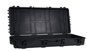 China Custom Black Hard Case Electric Guitar Rack Case Wave Foam Top Lid REACH 220 on sale