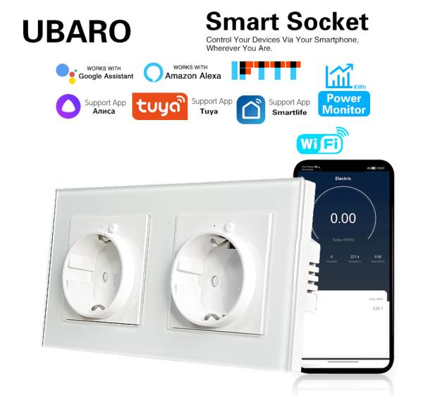 Cheap Voice Control Smart Socket Compatible with Google assistant /Amazon Alexa/Yandex Alice/IFTTT for sale