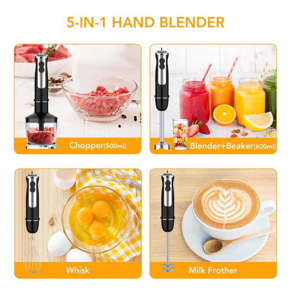 Cheap Anti Splash Stainless Steel Stick Blender Low Nosie Multipurpose Manual Blender for sale