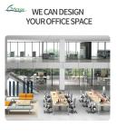 Customizable Frame Height and Width Silver Screen Partition Work Position for