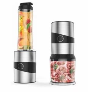 China 2 In 1 Multifunction Portable Smoothie Maker Blender With 500ml Chopper on sale
