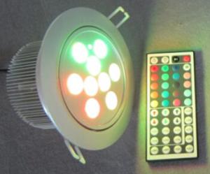 China Led Ceiling Light RGB color with IR controller led downlight interior decoration on sale