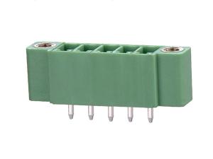 Best UL Certified 5P Pluggable Terminal Block Verticle Connection Header With Screw Hole wholesale