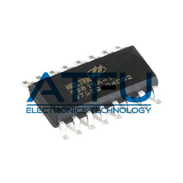 Cheap BS816A-1 NSOP-16 6 Touch Keys Sensor Touch Switch With Serial or Parallel Interfaces for sale