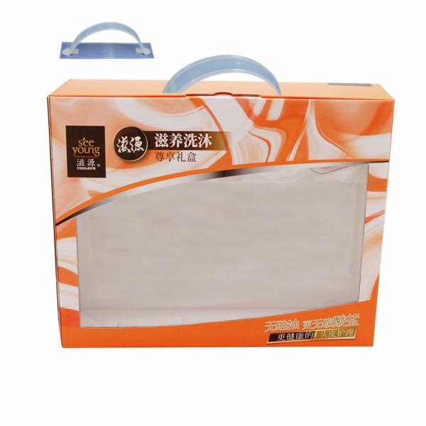 Cheap Customizable Transparent Window Box Packaging High Visibility for sale