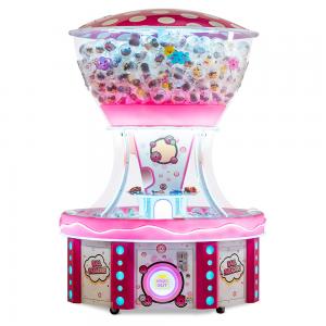 China 100mm Size Toy Capsule Vending Machine Pink Color For 4 Players Ball Game   ​ on sale