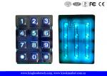 Best Illuminated Indoor Access Control Zinc Alloy Metal Keypad With 12 Keys wholesale