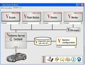 Vediamo  Development and Engineering Software V05.00.05 for MB SD C4 Suitable for All Serial Number