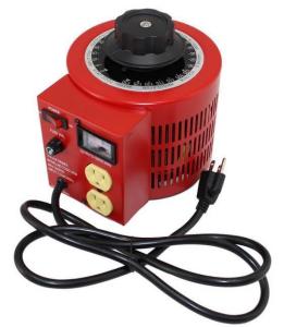 China High Efficiency AC 220V / 0 - 260V / 200VA 0.8A Variac Transformer Autotransformer on sale