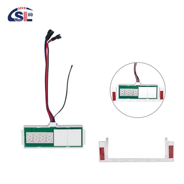 Cheap Slim 12V 5A 60W Inductive Switches Time Temperature Display Defogger LED Light Mirror Touch Sensor Stepless Dimmer Switch for sale