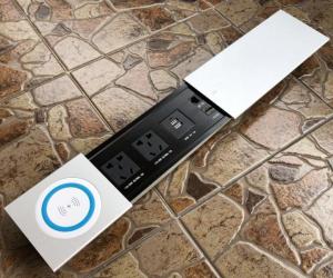 Wireless Charging Multimedia Conference Table Socket / Under Table Power Socket