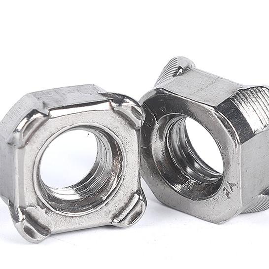 Cheap SS304 SS316 A2-70 A4-80 M8 M10 M12 Square Weld Nuts And Washers for sale