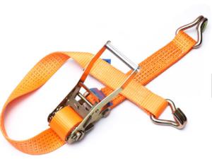 China Load Securing Ratchet Load Straps , Tire Tie Down Strap 2500/ 5000 Dan on sale