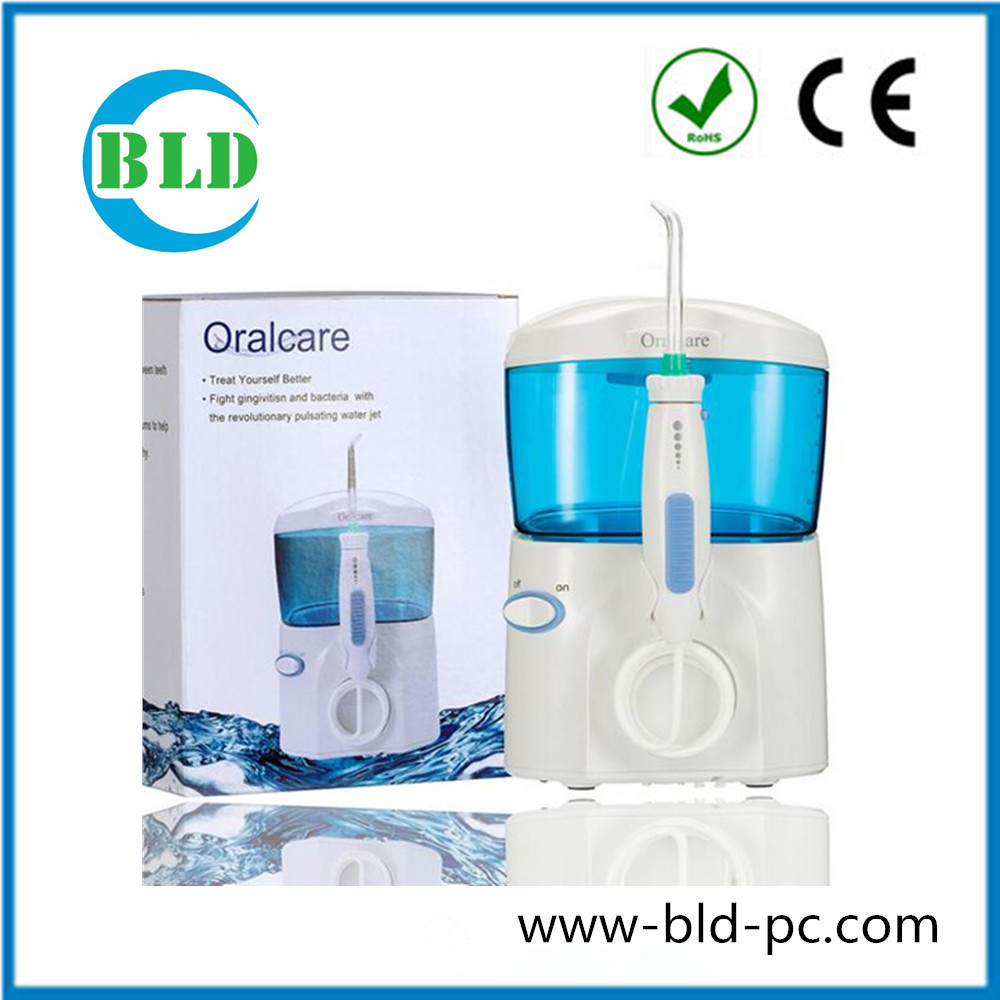 Daily use portable water floss oral irrigator for tooth cleaning 600ML 100-240V