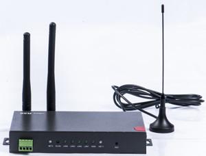 M2M Wireless 4-Port Ethernet WCDMA-EVDO dual module dual sim Router with RS232, Wi-Fi