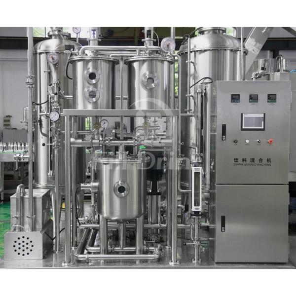 Cheap High Speed 8000L/H SUS304 Carbonated Drink Mixer With Plate Exchanger for sale