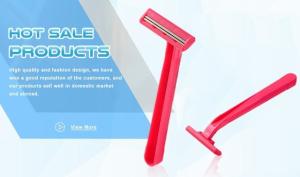 Best Close Shave Good Max Razor Pink Color For Sensitive Skin With Lubricating Strip wholesale