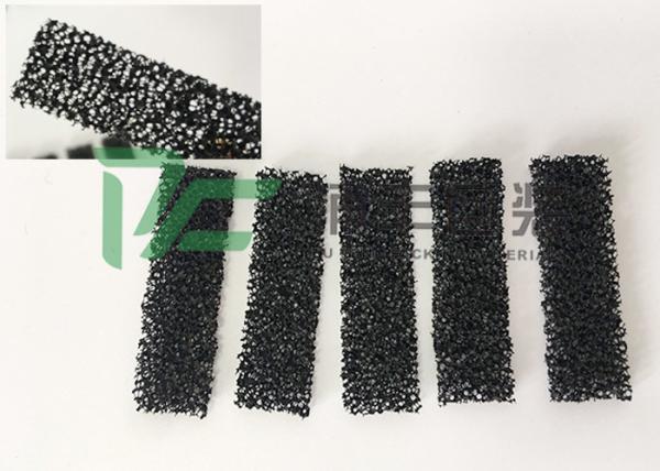 Cheap Dustproof 15mm Foam Filter Material , 35PPI Carbon Filter Sponge for sale