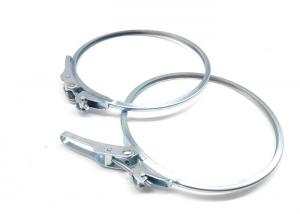 China Adjustable Slim Round Ring 2 Inch Galvanized Pipe Clamps Connection Tube on sale