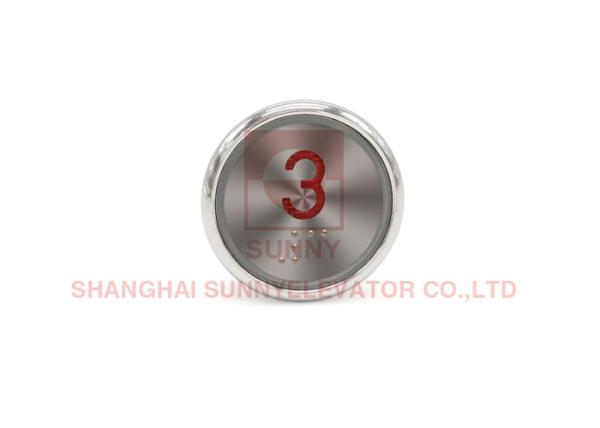 Cheap Elevator Braille Push Button Transparent Plastic Characters With Braille for sale