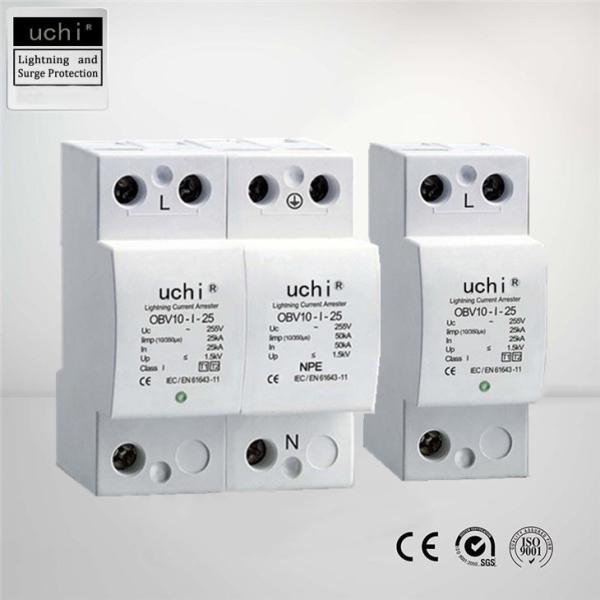 Cheap Class 1 Type 1 And 2 Surge Protection  Iimp 25KA ISO9001 Approved for sale