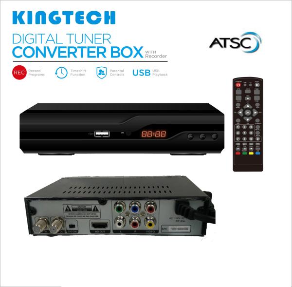 Cheap 1080P ATSC Digital Converter Box 168mm With Media Player for sale