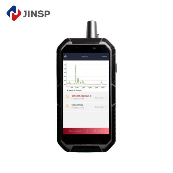 Cheap Precise Frequency Handheld Raman Spectrometer With Wireless Spectrum Analyzer for sale
