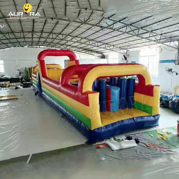 Cheap Children Inflatable Obstacle Course Outdoor Inflatable Game Obstacle Course for sale