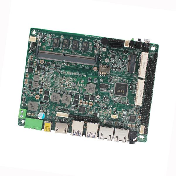 Cheap Skylake I3-6100U Mini 3.5 And 4 Inch Motherboard 4GB DDR4 With DP 4K Display 6 COM 2 LAN for sale