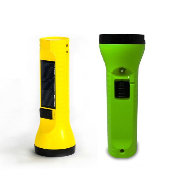 Cheap 0.2W Solar Power LED Flashlight 5V Home Reading Lamp With Build In Battery for sale