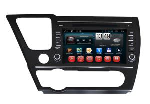 Camera Input SWC Honda  Navigation System Android Car DVD Player for 2014 Civic Sedan
