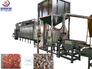 Efficient Dry Peanut Processing Machine Skin Peeling And Half Breaking Function