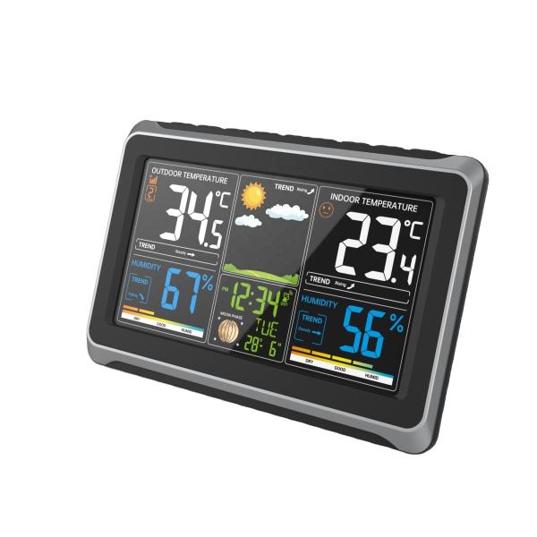Cheap LCD Digital Display Wireless Automatic Weather System With Humidity Function for sale