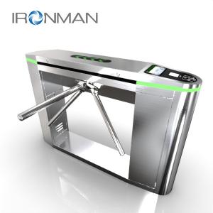 Access Control Tripod Turnstile Gate With Card Reader Low Noise