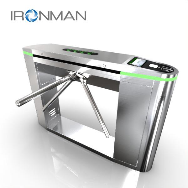 Cheap Access Control Tripod Turnstile Gate With Card Reader Low Noise for sale