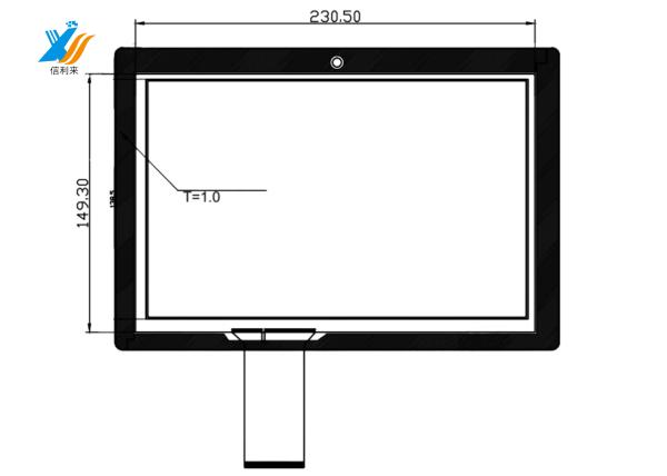 Cheap Customizable USB Capacitive Touch Panel 10.1 Inch  Linux Operating System for sale