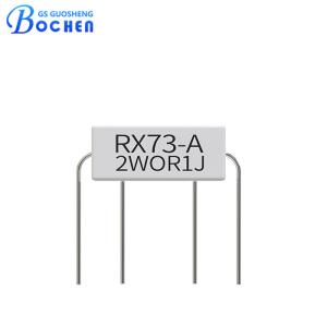 China Encased Wire Wound Ceramic Resistor 2w 0.01 Ohm To 10 Ohm RX73-A on sale