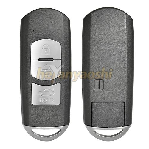 Cheap Mazda 3 Buttons Smart Key Shell with Emergency Key Insert for sale