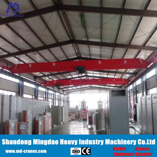 Cheap LD Model  5ton Lift Capacity 22m Span Length Top Running Single Girder Bridge Crane for sale