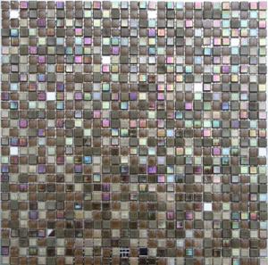 China mix colourful crystal glass mosaic tile LARM07 on sale