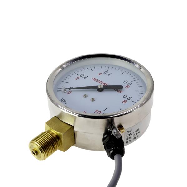 Cheap 68mm 100MPa Mechanical Pressure Gauge With G1/2 Thread Mounting for sale