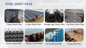 Best Vertical Interlocking System Steel Sheet Piles Hot Rolled Cold Formed wholesale