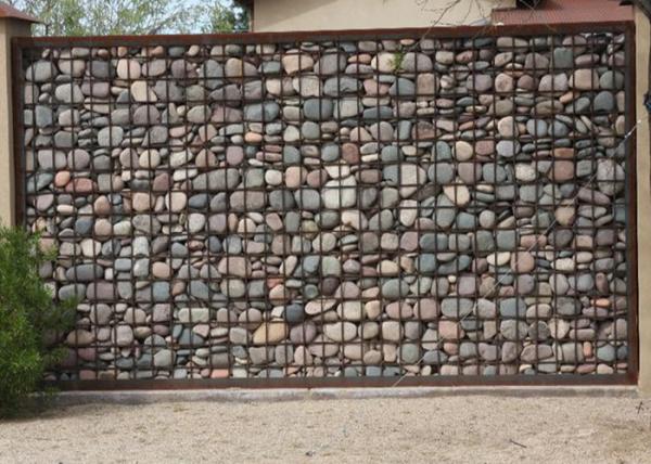 Cheap 1m-5m Width Gabion Noise Barrier Gabion Baskets PVC Coated Wire for sale